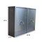 Omnimed TWIN NARCOTIC CABINET 15"H x 22"W x 8"D 181851 - alternate 4